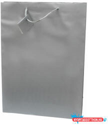 Creative Dísztasak CREATIVE Special Simple XL 33x46x10 cm egyszínű ezüst zsinórfüles