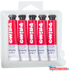 Primo Tempera PRIMO piros 12 ml 5 darabos