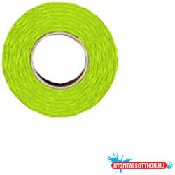 Fortuna Árazószalag FORTUNA 22x12 mm perforált zöld 10 tekercs/csomag