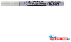 SNOWMAN Lakkmarker SNOWMAN/DEC FWP-12 3mm Fine fehér