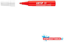 ICO Flipchart marker ICO Artip 11 Teddy kerek piros 1-3mm