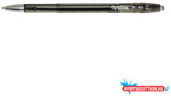 Optima Golyóstoll OPTIMA nyomógombos TB 401 0, 7 mm fekete
