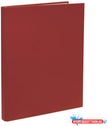 OPTIMA Mappa villámzáras OPTIMA A/4 karton piros