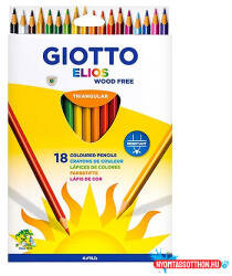 GIOTTO Színes ceruza GIOTTO Elios háromszögletű 18 darabos