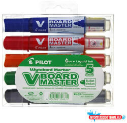 Pilot Táblamarker PILOT V-Board Master Medium BeGreen kerek 5 db-s készlet