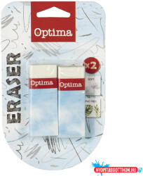 Optima Radír OPTIMA papírtokos 2db/bliszter