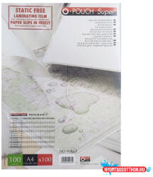 OPUS Lamináló fólia OPUS A/4 216x303mm 100 mikron fényes 100/dob