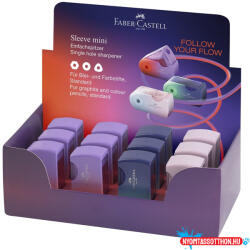 Faber-Castell Hegyező FABER-CASTELL Flow Sleeve mini tartályos 1 lyukú