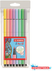 STABILO Filctoll STABILO Pen 68 8 darabos pasztell színben