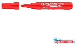 ICO Flipchart marker ICO Artip 12 XXL vágott piros 1-4mm