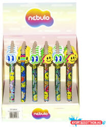 Nebulo Zseléstoll NEBULO nyomógombos radírozható 0, 7 mm Smile