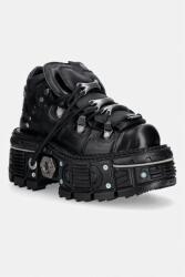 New Rock ITALI NEGRO, TERNERA NEGRO, PULIK NEGRO sportcipő női bőr - fekete Női 37