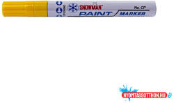 SNOWMAN Lakkmarker SNOWMAN CP-12 4, 5mm sárga