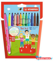 STABILO Filctoll STABILO Trio A-Z 12 darabos