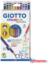GIOTTO Színes ceruza GIOTTO hegyezővel, radírral 10 darabos készlet