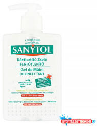 Sanytol Kézfertőtlenítő gél SANYTOL pumpás 250 ml - nyomtassotthon