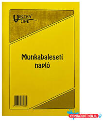 VECTRALINE Nyomtatvány munkabaleseti napló VECTRALINE A/5 álló 32 lapos