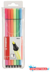 STABILO Filctoll STABILO Pen 68 neon 6 darabos