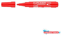 ICO Flipchart marker ICO Artip 11 XXL kerek piros 1-3mm