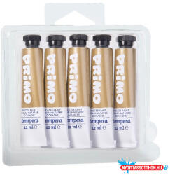 Primo Tempera PRIMO arany 12 ml 5 darabos