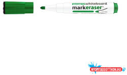 ICO Táblamarker ICO Markeraser mágneses kupakkal törlővel zöld 1-3mm