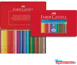 Faber-Castell Színes ceruza FABER-CASTELL Grip háromszögletű fémdobozos 36 darabos
