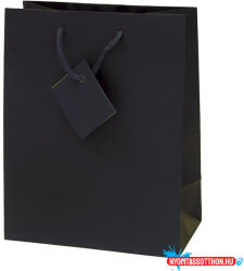 Creative Dísztasak CREATIVE Special Simple M 18cm x 23cm x 10 cm egyszínű fekete zsinórfüles
