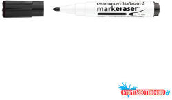 ICO Táblamarker ICO Markeraser mágneses kupakkal törlővel fekete 1-3mm