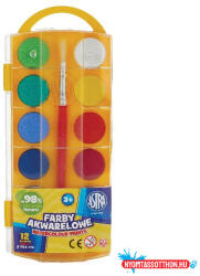 Astra Vízfesték ASTRA 23, 5 mm ajándék ecsettel 12 darabos