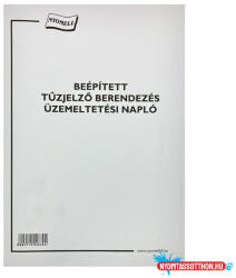  Nyomtatvány beépített tűzjelző berend. üzemelt. napló