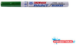 SNOWMAN Lakkmarker SNOWMAN/DEC FCP-12 3mm Fine zöld - nyomtassotthon