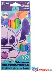 COOLPACK Színes ceruza COOLPACK Lilo és Stitch háromszögletű pasztell 12 darabos