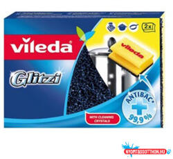 Vileda Mosogatószivacs VILEDA Glitzi formázott dörzsi antibakteriális 2 darabos