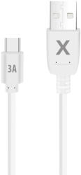  Kábel MaxLife - USB / Type-C (USB-C) - fehér kábel, 3A / 1, 5m