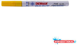 SNOWMAN Lakkmarker SNOWMAN/DEC FCP-12 3mm Fine sárga