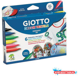 GIOTTO Textilmarker GIOTTO 6 darabos
