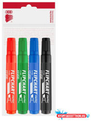 ICO Flipchart marker ICO Artip 12 XXL vágott 1-4mm 4 darabos