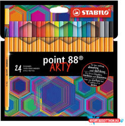 STABILO Tűfilc STABILO Point 88 0, 4mm 24 darabos