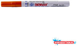 SNOWMAN Lakkmarker SNOWMAN/DEC FCP-12 3mm Fine narancssárga