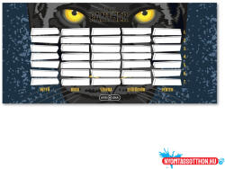 Ars Una Órarend ARS UNA egylapos kétoldalas Black Panther 5529