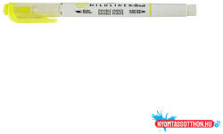 Zebra Ecsetfilc kétvégű ZEBRA Mildliner Fluorescent sárga