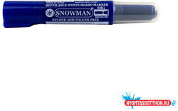 SNOWMAN Táblamarker SNOWMAN patronos kerek kék