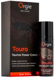Orgie Cremă pentru stimularea erecției Orgie Touro, cu taurină, ginseng și Ginkgo Biloba, 15 ml (69-21265)