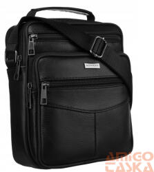 Rovicky Férfi Bőr Oldaltáska R-13203-M-3860 Black - Fekete (R-13203-M-3860 BLAC)