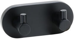 Sapho BEMETA DARK dupla fogas, 120x55x50mm, matt fekete (104405200) - csempebolt