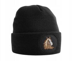 Beechfield Beanie Téli ló sapka Fekete Meleg kötött