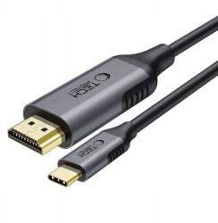  Átalakító Kábel 180CM Type-c Usb-c Hdmi 4K 60HZ Macbook Laptophoz (5906302321773)