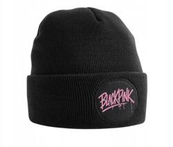 Beechfield Blackpink téli sapka, fekete, kötött, meleg (plline)