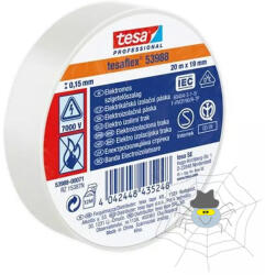 TESA tesaflex® 53988 elektromos szigetelőszalag 20 m X 19 mm - fehér