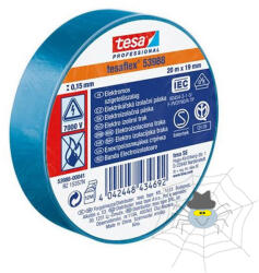 TESA tesaflex® 53988 elektromos szigetelőszalag 20 m X 19 mm - kék
